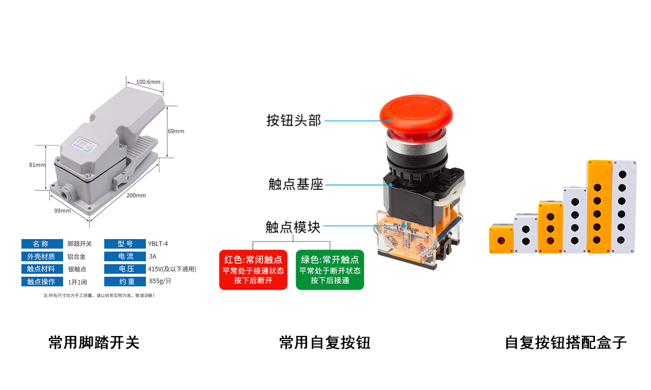 按钮选型